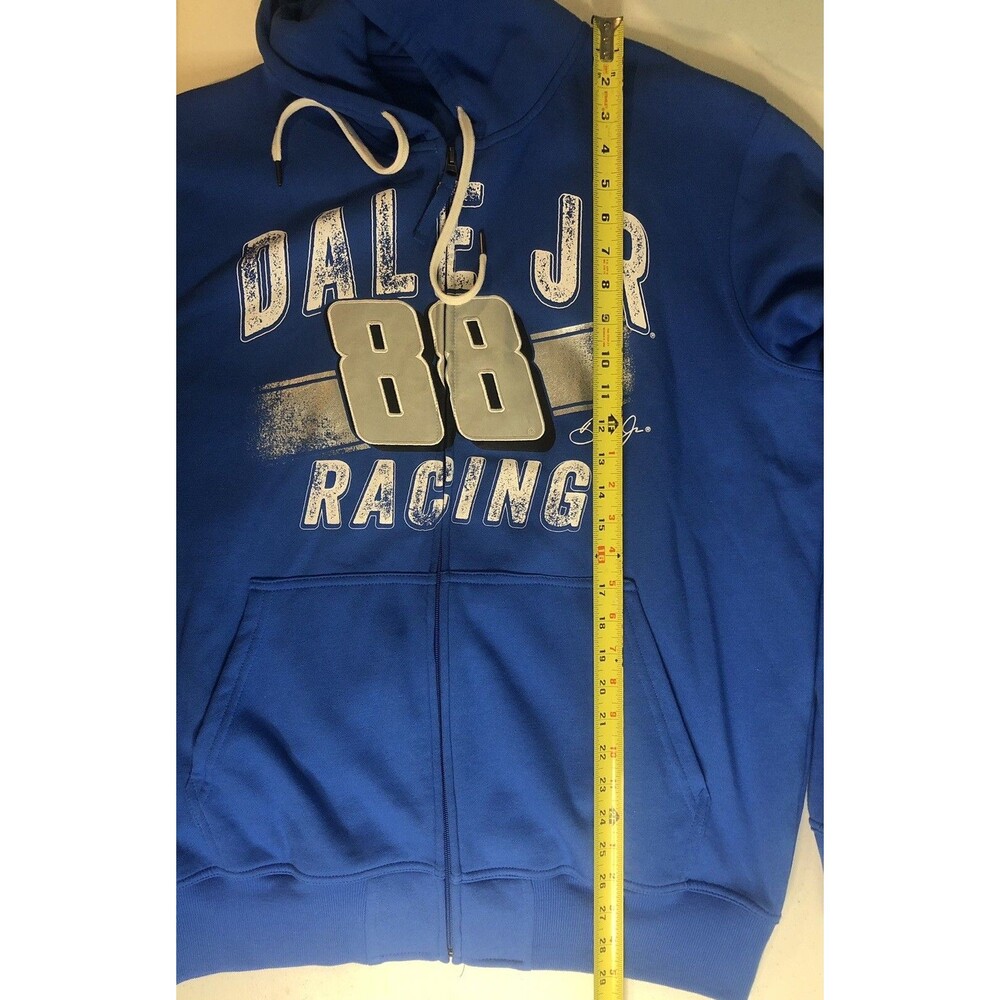 Dale Earnhardt Jr. #88 Hoodie Adult XL Blue Full Zip NASCAR - Picture 3 of 5